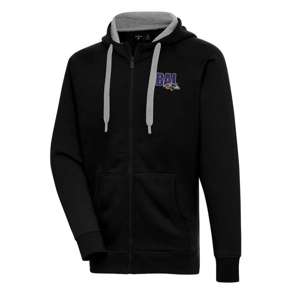 Baltimore Ravens  Antigua Victory Full-Zip Hoodie