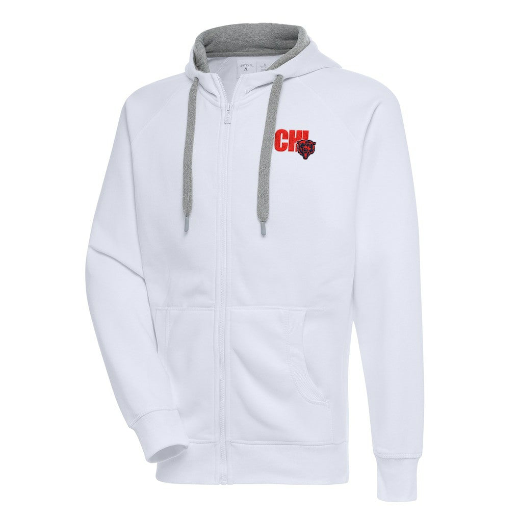 Chicago Bears  Antigua Victory Full-Zip Hoodie