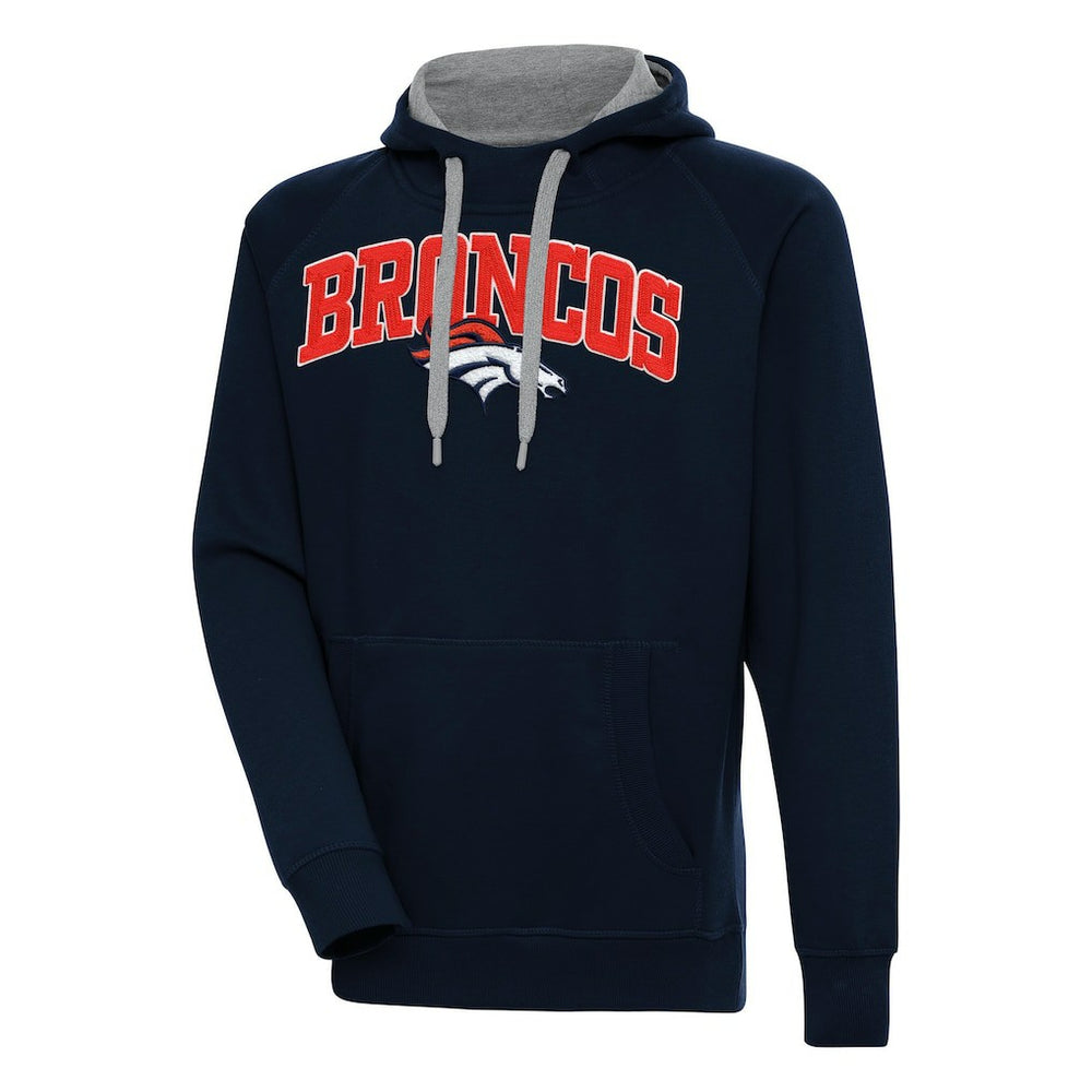 Denver Broncos  Antigua Victory Pullover Hoodie