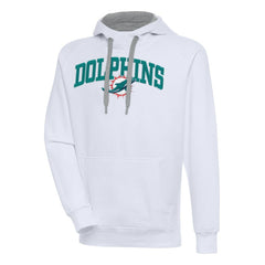 Miami Dolphins  Antigua Victory Pullover Hoodie