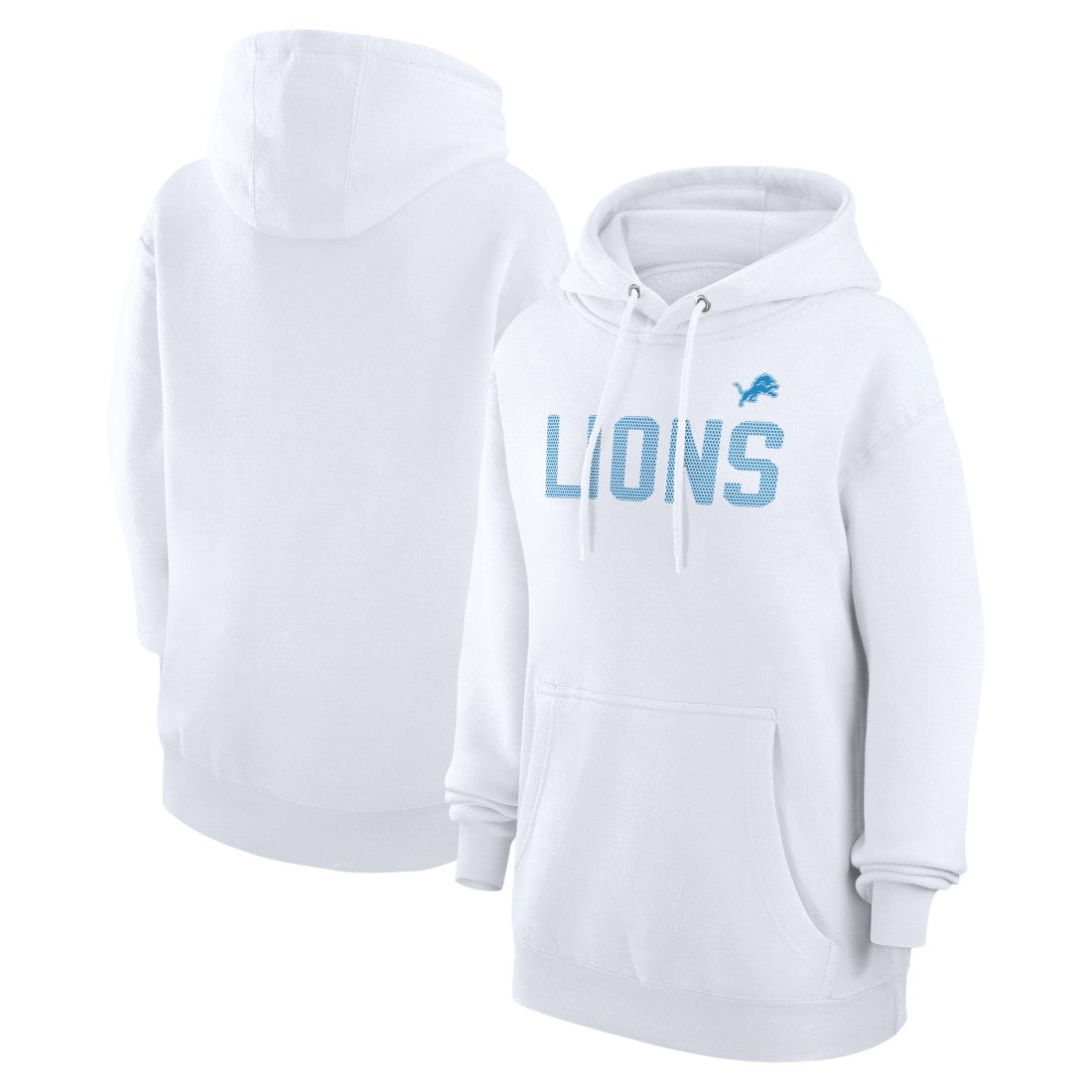 Detroit Lions  G-III 4Her by Carl Banks Women's Dot Print Pullover Hoodie