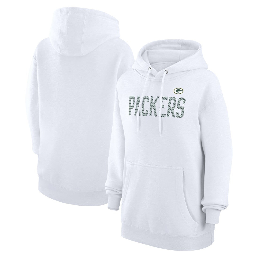 Green Bay Packers  G-III 4Her by Carl Banks Women's Dot Print Pullover Hoodie