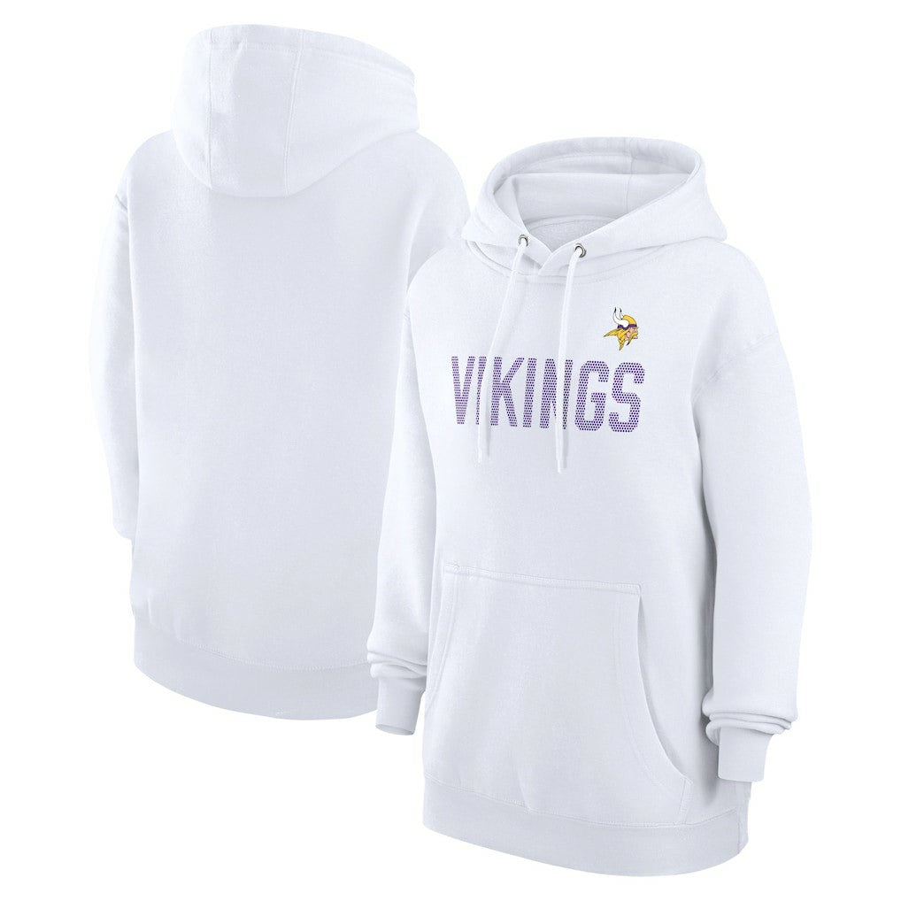 Minnesota Vikings  G-III 4Her by Carl Banks Women's Dot Print Pullover Hoodie