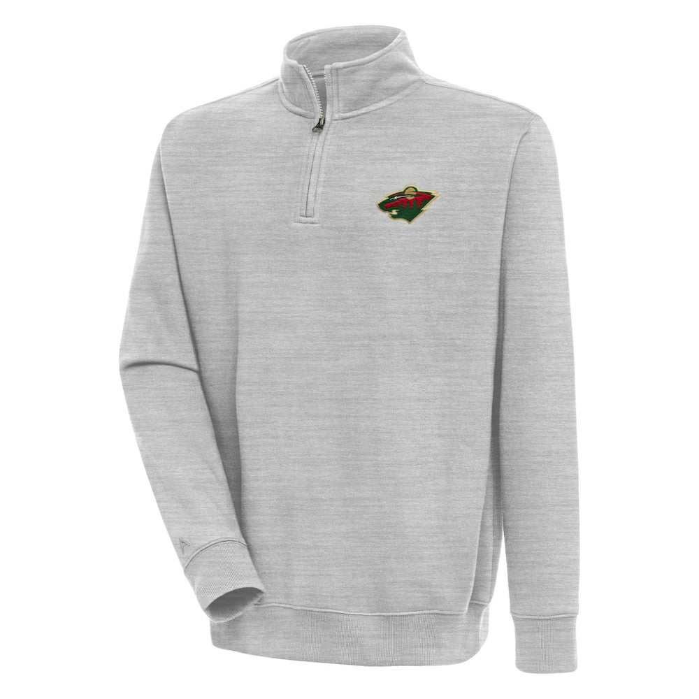 Minnesota Wild Antigua Victory Quarter-Zip Pullover Top Outlet