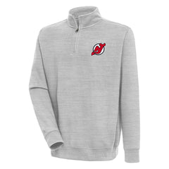 New Jersey Devils Antigua Victory Quarter-Zip Pullover Top Sale