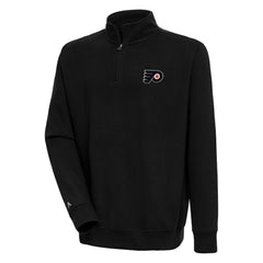 Philadelphia Flyers Antigua Victory Quarter-Zip Pullover Top Discount