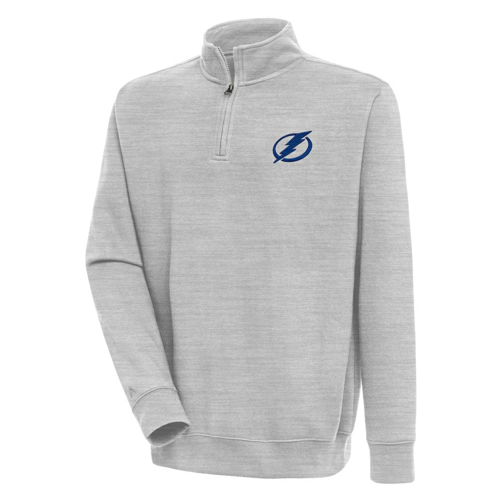 Tampa Bay Lightning Antigua Victory Quarter-Zip Pullover Top Discount