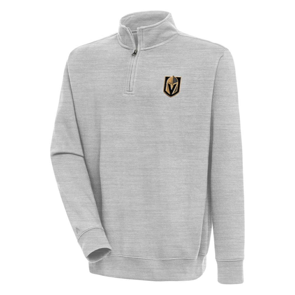 Vegas Golden Knights Antigua Victory Quarter-Zip Pullover Top On Sale