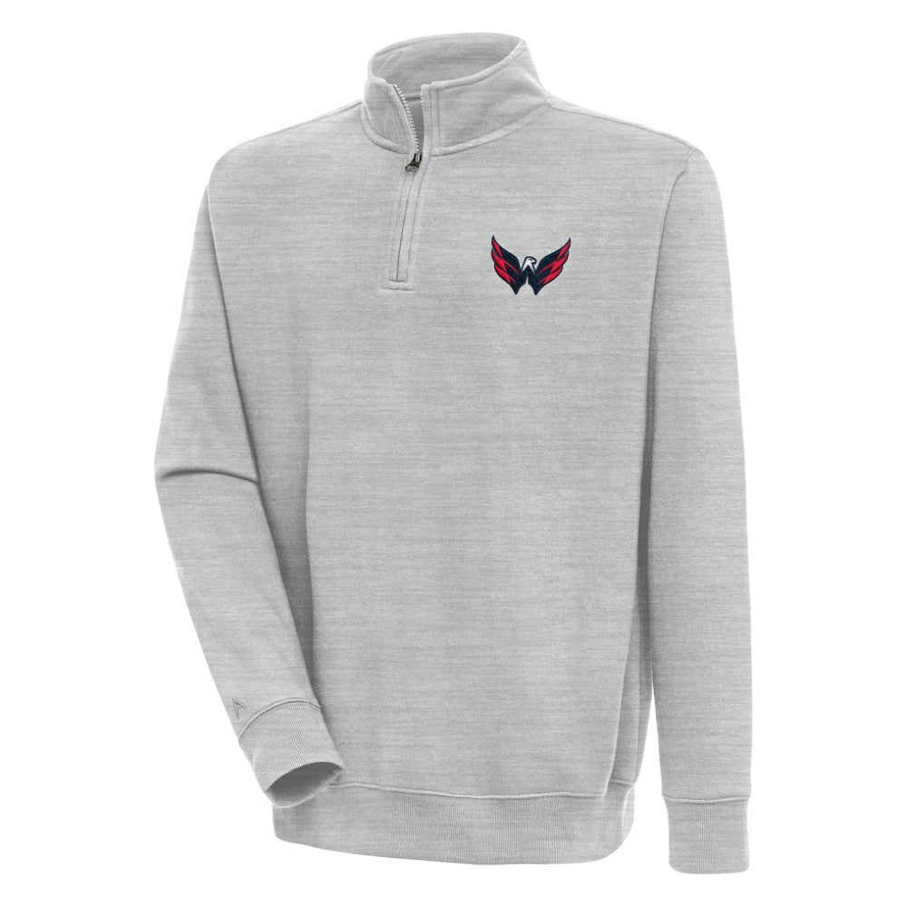 Washington Capitals Antigua Victory Quarter-Zip Pullover Top Sale