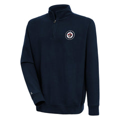 Winnipeg Jets Antigua Victory Quarter-Zip Pullover Top On Sale