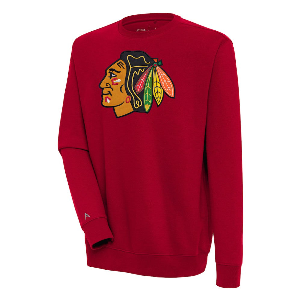 Chicago Blackhawks Antigua Victory Pullover Sweatshirt Online
