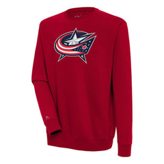 Columbus Blue Jackets Antigua Victory Pullover Sweatshirt For Sale