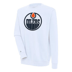 Edmonton Oilers Antigua Victory Pullover Sweatshirt Sale