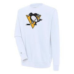 Pittsburgh Penguins Antigua Victory Pullover Sweatshirt On Sale