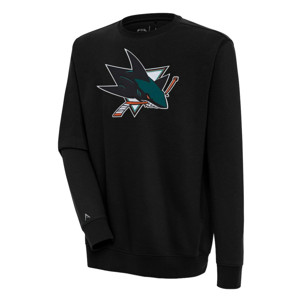 San Jose Sharks Antigua Victory Pullover Sweatshirt Discount