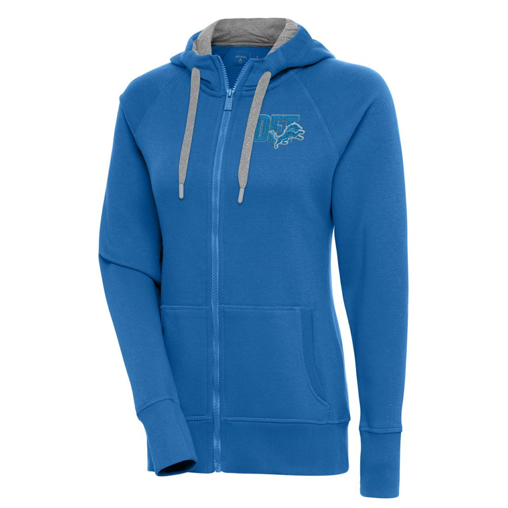 Detroit Lions  Antigua Women's Victory Full-Zip Hoodie