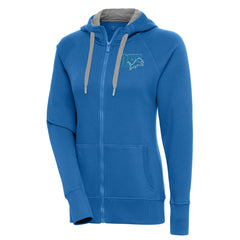 Detroit Lions  Antigua Women's Victory Full-Zip Hoodie