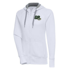 Green Bay Packers  Antigua Women's Victory Full-Zip Hoodie