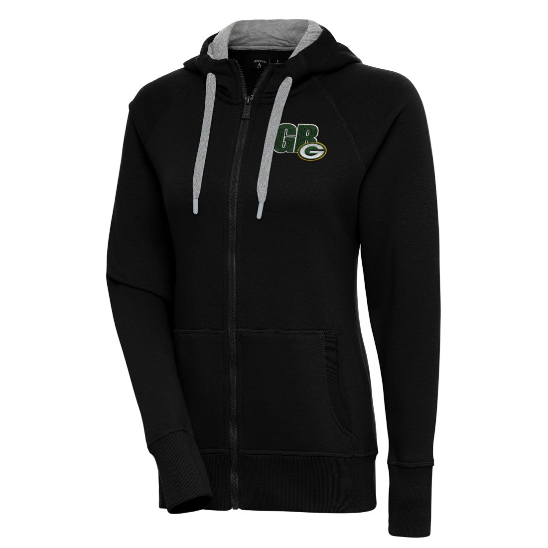 Green Bay Packers  Antigua Women's Victory Full-Zip Hoodie