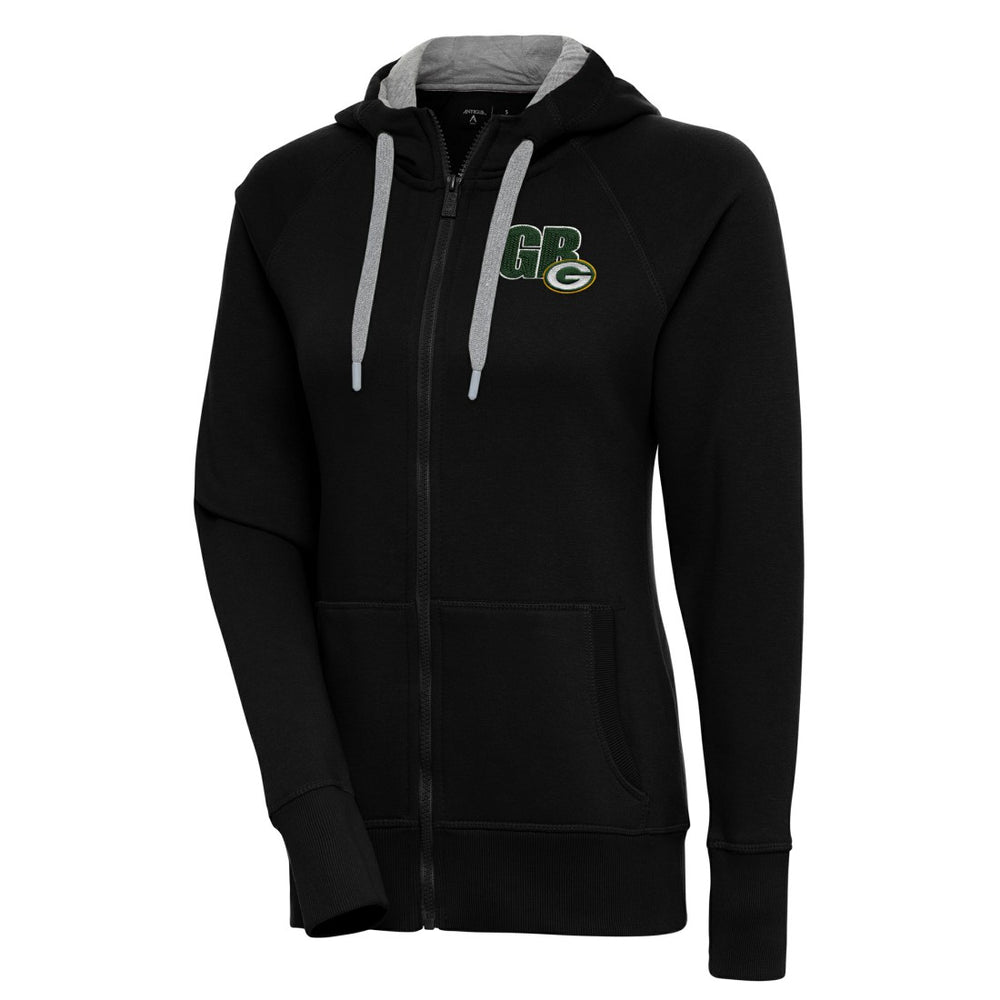 Green Bay Packers  Antigua Women's Victory Full-Zip Hoodie