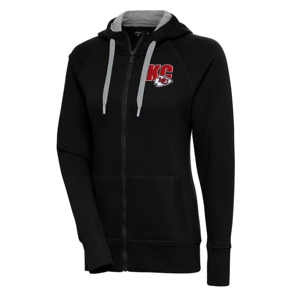 Kansas City Chiefs  Antigua Women's Victory Full-Zip Hoodie