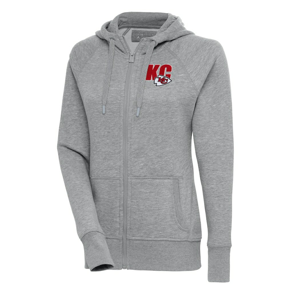 Kansas City Chiefs  Antigua Women's Victory Full-Zip Hoodie