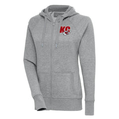 Kansas City Chiefs  Antigua Women's Victory Full-Zip Hoodie