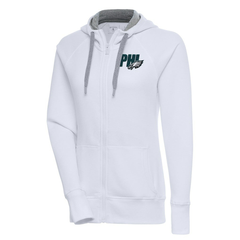 Philadelphia Eagles  Antigua Women's Victory Full-Zip Hoodie