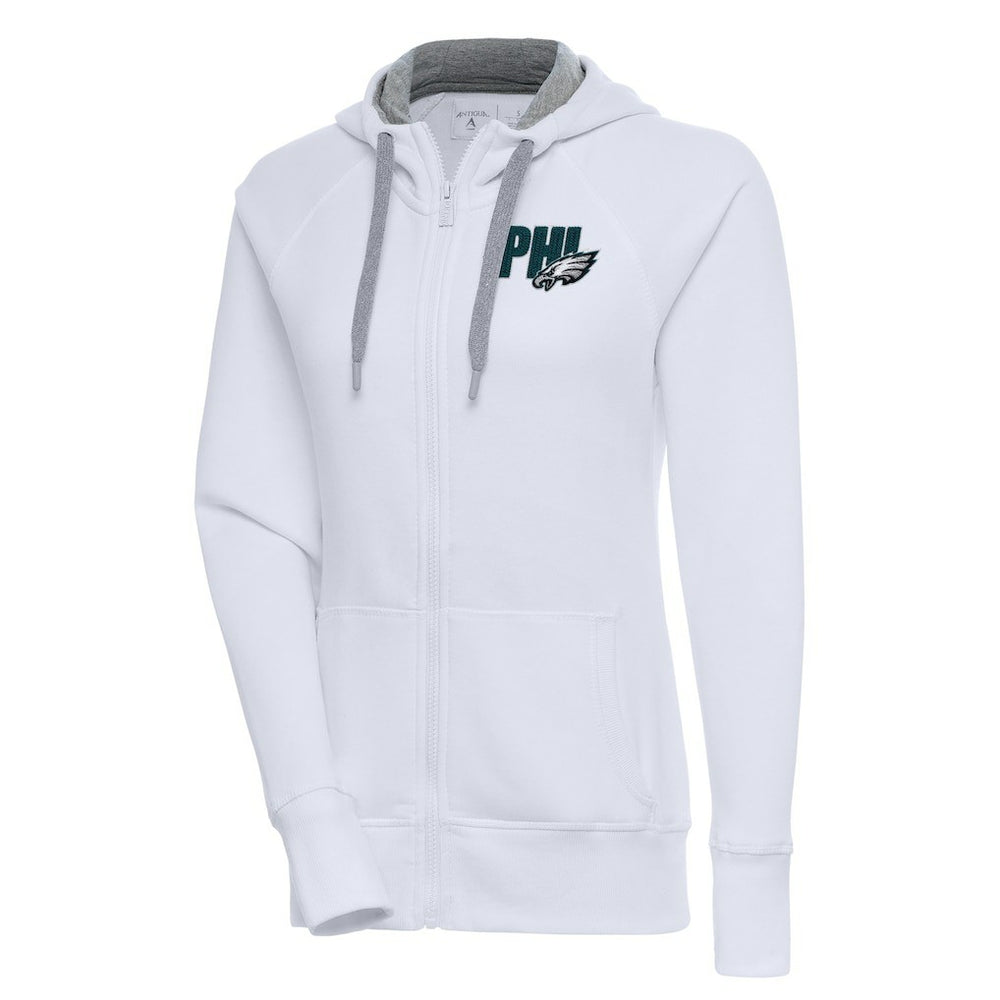 Philadelphia Eagles  Antigua Women's Victory Full-Zip Hoodie
