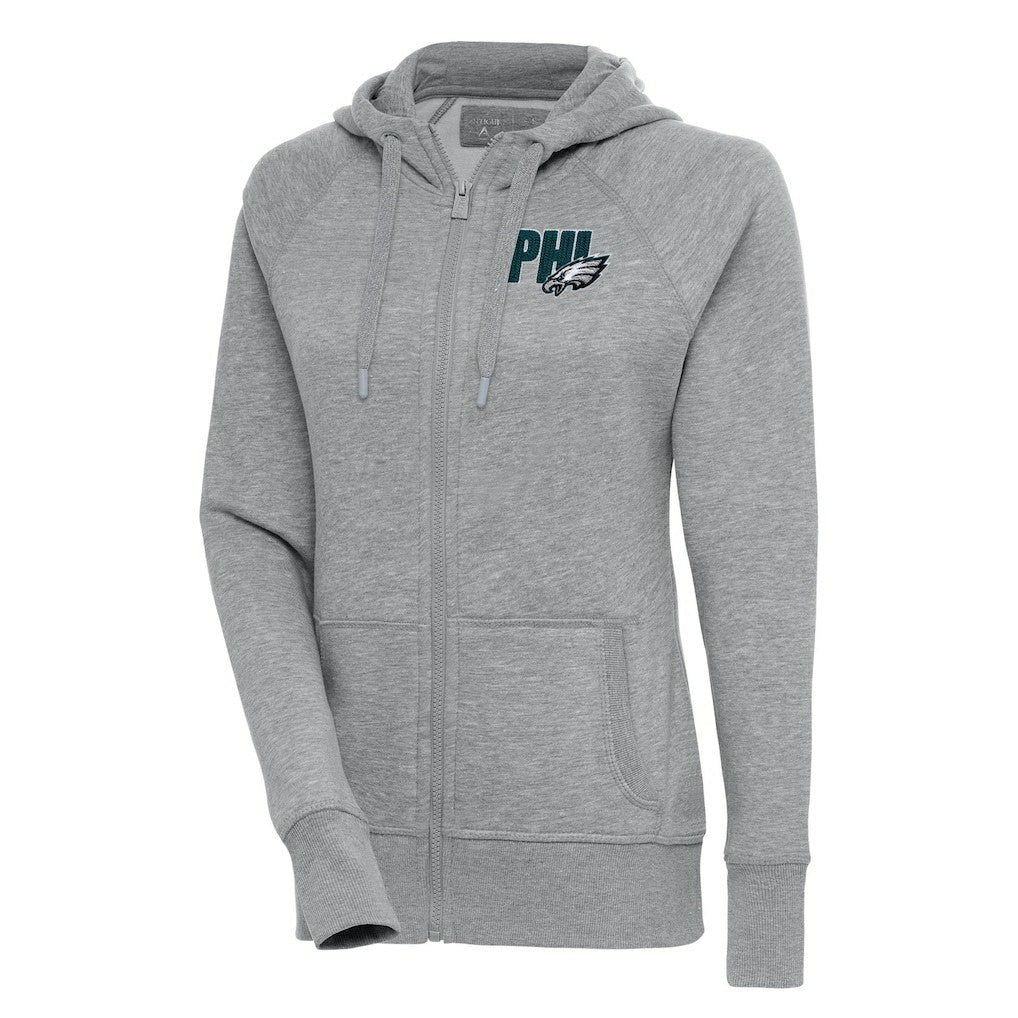 Philadelphia Eagles  Antigua Women's Victory Full-Zip Hoodie