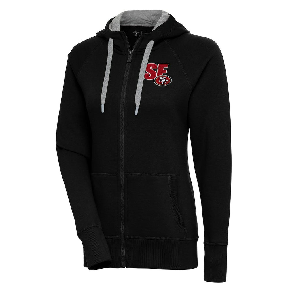 San Francisco 49ers  Antigua Women's Victory Full-Zip Hoodie
