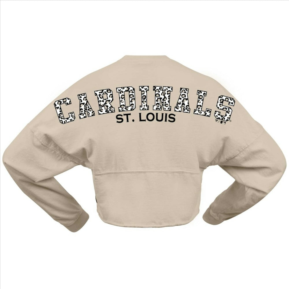 St. Louis Cardinals Fanatics Women's Long Sleeve Cropped Jersey T-Shirt | MLB For sale