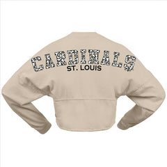 St. Louis Cardinals Fanatics Women's Long Sleeve Cropped Jersey T-Shirt | MLB For sale