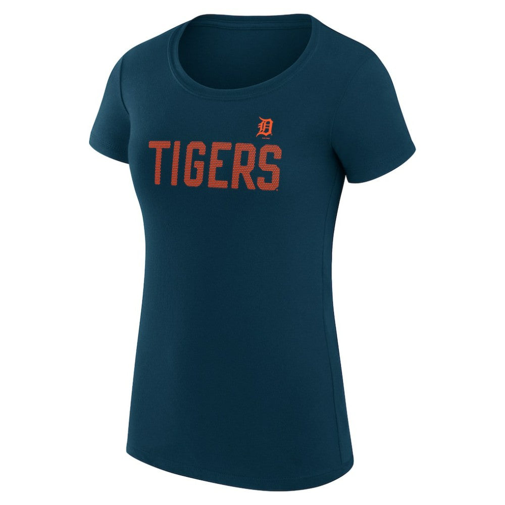 Detroit Tigers G-III 4Her by Carl Banks Women's Super-Slim Fit Lightweight Dot Print T-Shirt | MLB Outlet