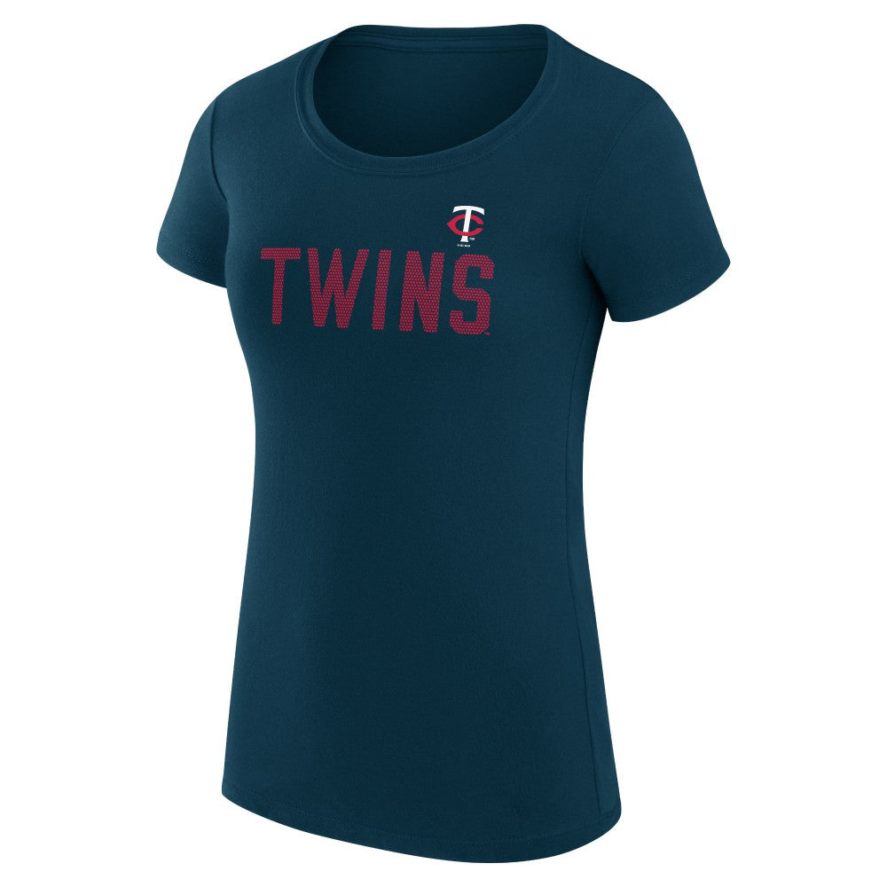 Minnesota Twins G-III 4Her by Carl Banks Women's Super-Slim Fit Lightweight Dot Print T-Shirt | MLB Near me