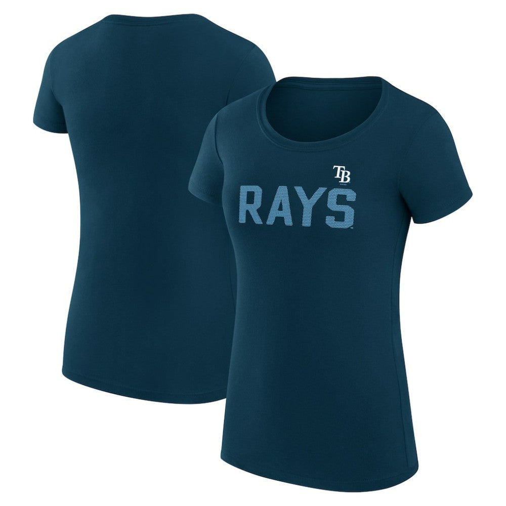 Tampa Bay Rays G-III 4Her by Carl Banks Women's Super-Slim Fit Lightweight Dot Print T-Shirt | MLB US