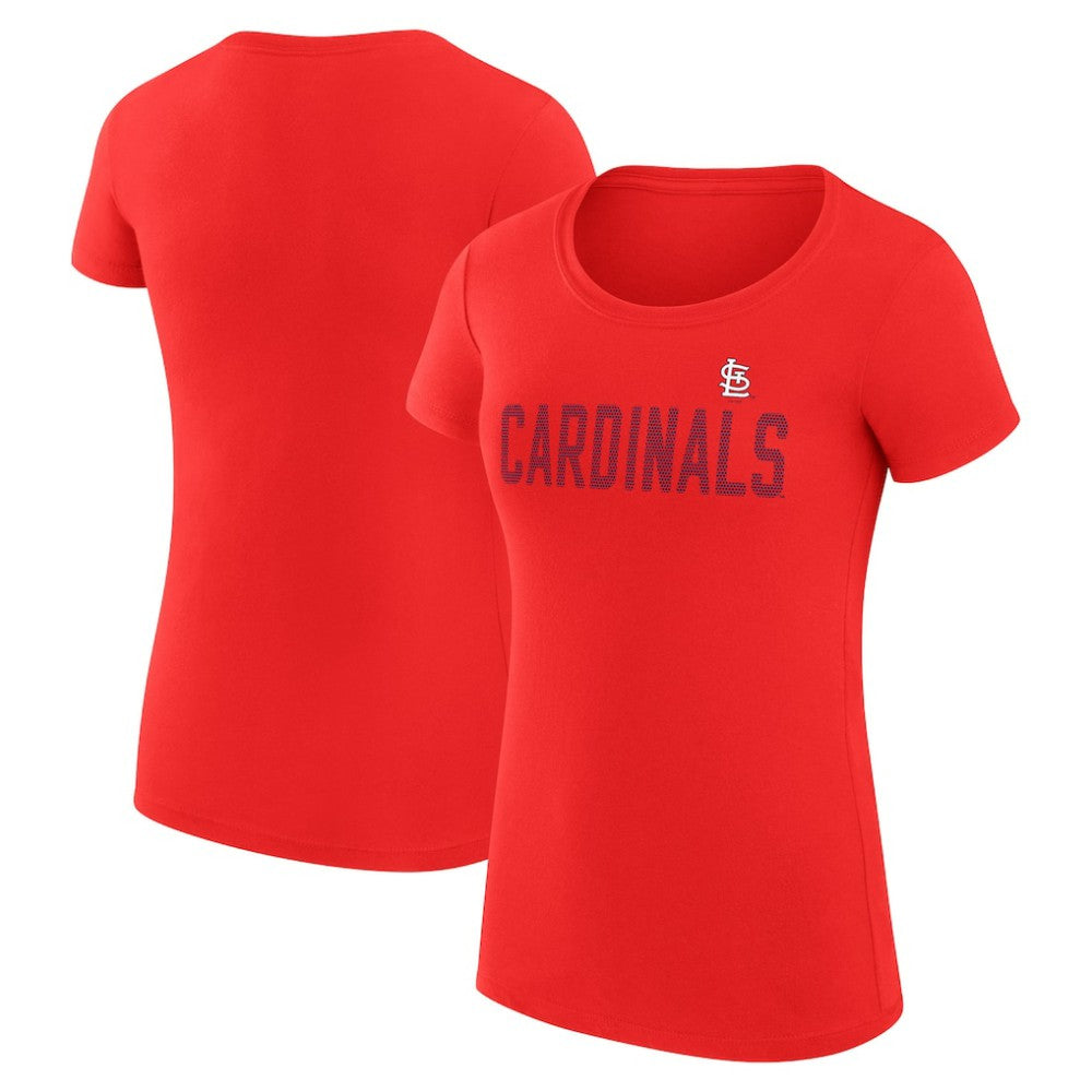 St. Louis Cardinals G-III 4Her by Carl Banks Women's Super-Slim Fit Lightweight Dot Print T-Shirt | MLB For sale