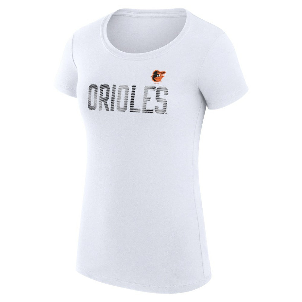 Baltimore Orioles G-III 4Her by Carl Banks Women's Super-Slim Fit Lightweight Dot Print T-Shirt | MLB Online