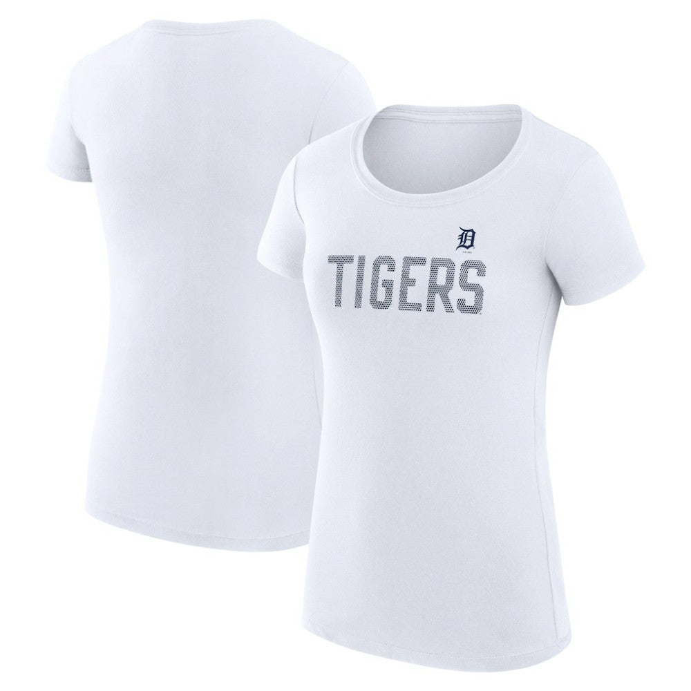 Detroit Tigers G-III 4Her by Carl Banks Women's Super-Slim Fit Lightweight Dot Print T-Shirt | MLB Online