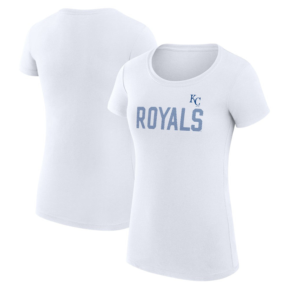 Kansas City Royals G-III 4Her by Carl Banks Women's Super-Slim Fit Lightweight Dot Print T-Shirt | MLB Online