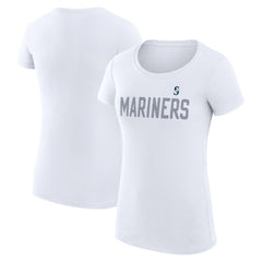 Seattle Mariners G-III 4Her by Carl Banks Women's Super-Slim Fit Lightweight Dot Print T-Shirt | MLB Shop