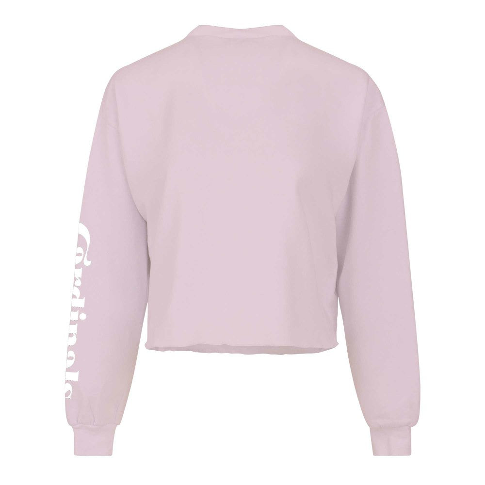 St. Louis Cardinals Fanatics Women's Cropped Slouchy Long Sleeve T-Shirt | MLB New