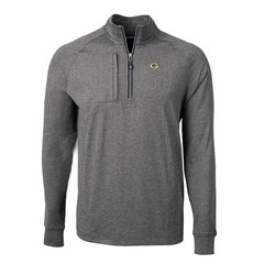 Green Bay Packers  Cutter & Buck Big & Tall Adapt Eco Knit Quarter-Zip Pullover Top