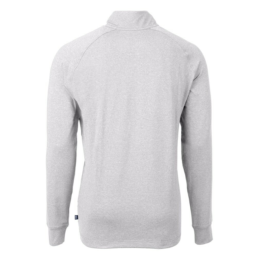 Minnesota Vikings  Cutter & Buck Big & Tall Adapt Eco Knit Quarter-Zip Pullover Top