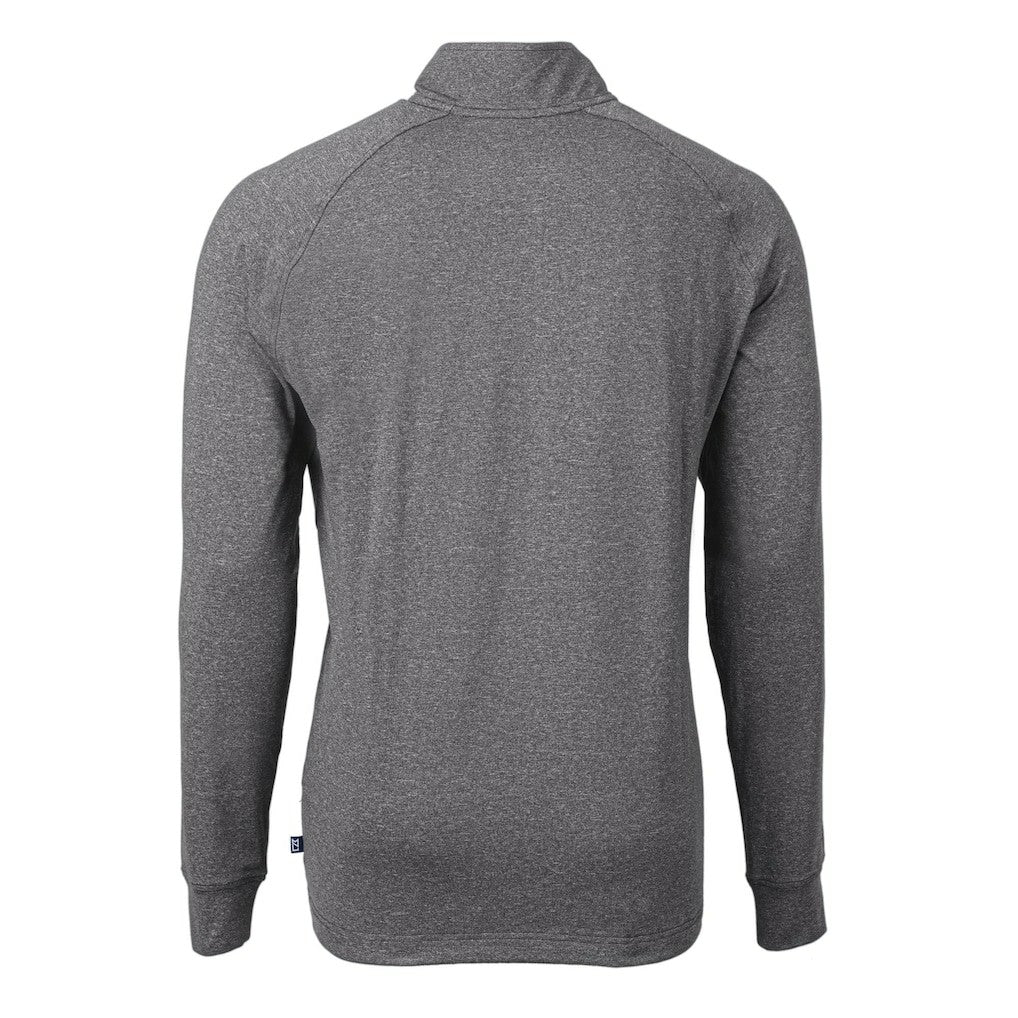 Washington Commanders  Cutter & Buck Big & Tall Adapt Eco Knit Quarter-Zip Pullover Top
