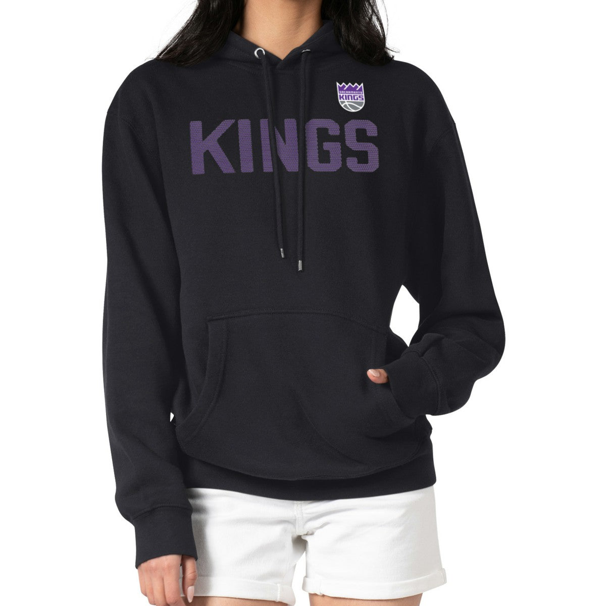 Sacramento Kings G-III 4Her by Carl Banks Women's Dot Print Pullover Hoodie New
