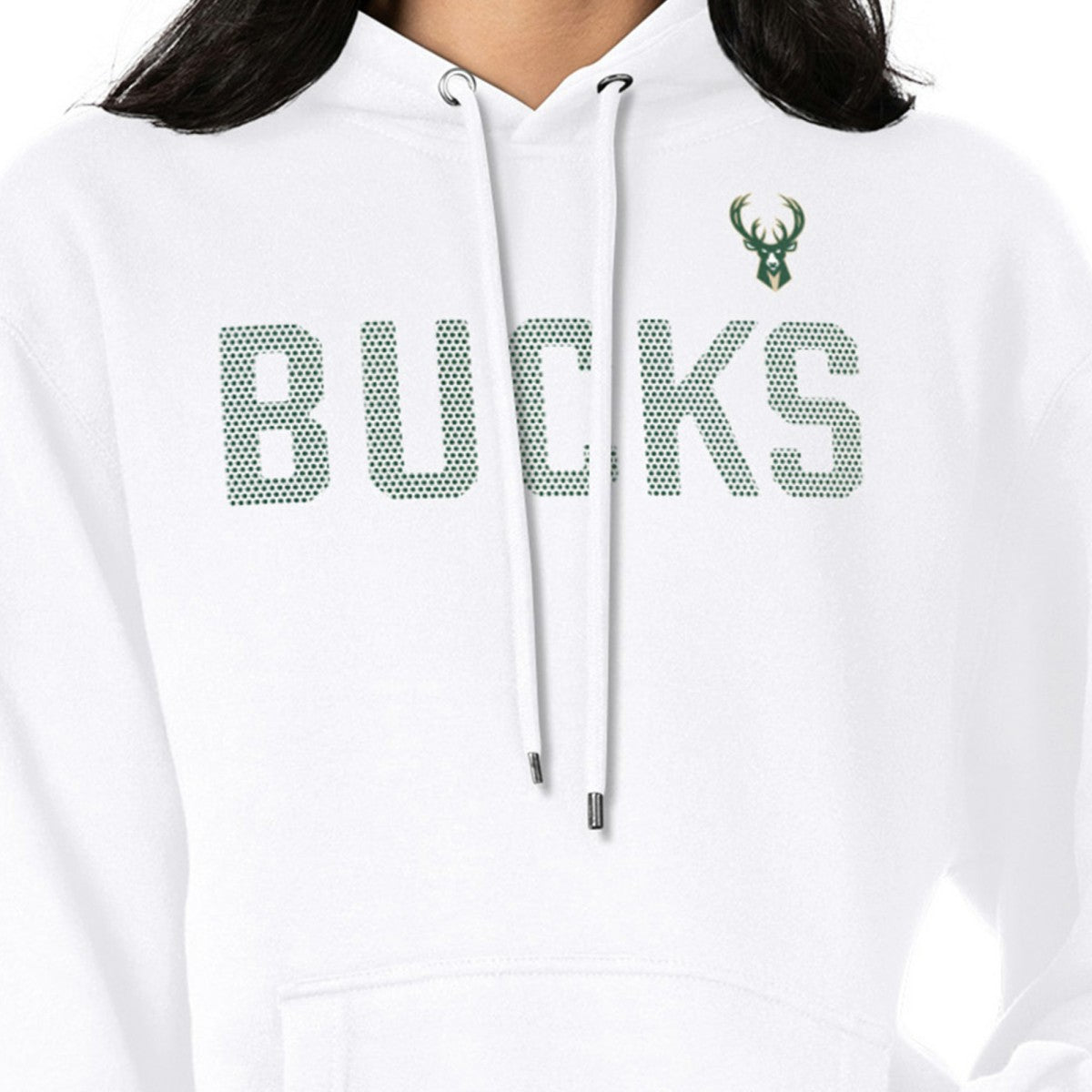 Milwaukee Bucks G-III 4Her by Carl Banks Women's Dot Print Pullover Hoodie On Sale
