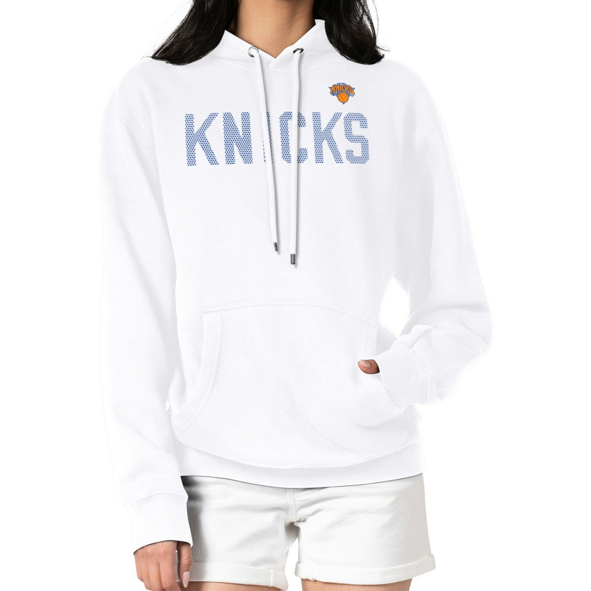 New York Knicks G-III 4Her by Carl Banks Women's Dot Print Pullover Hoodie Outlet