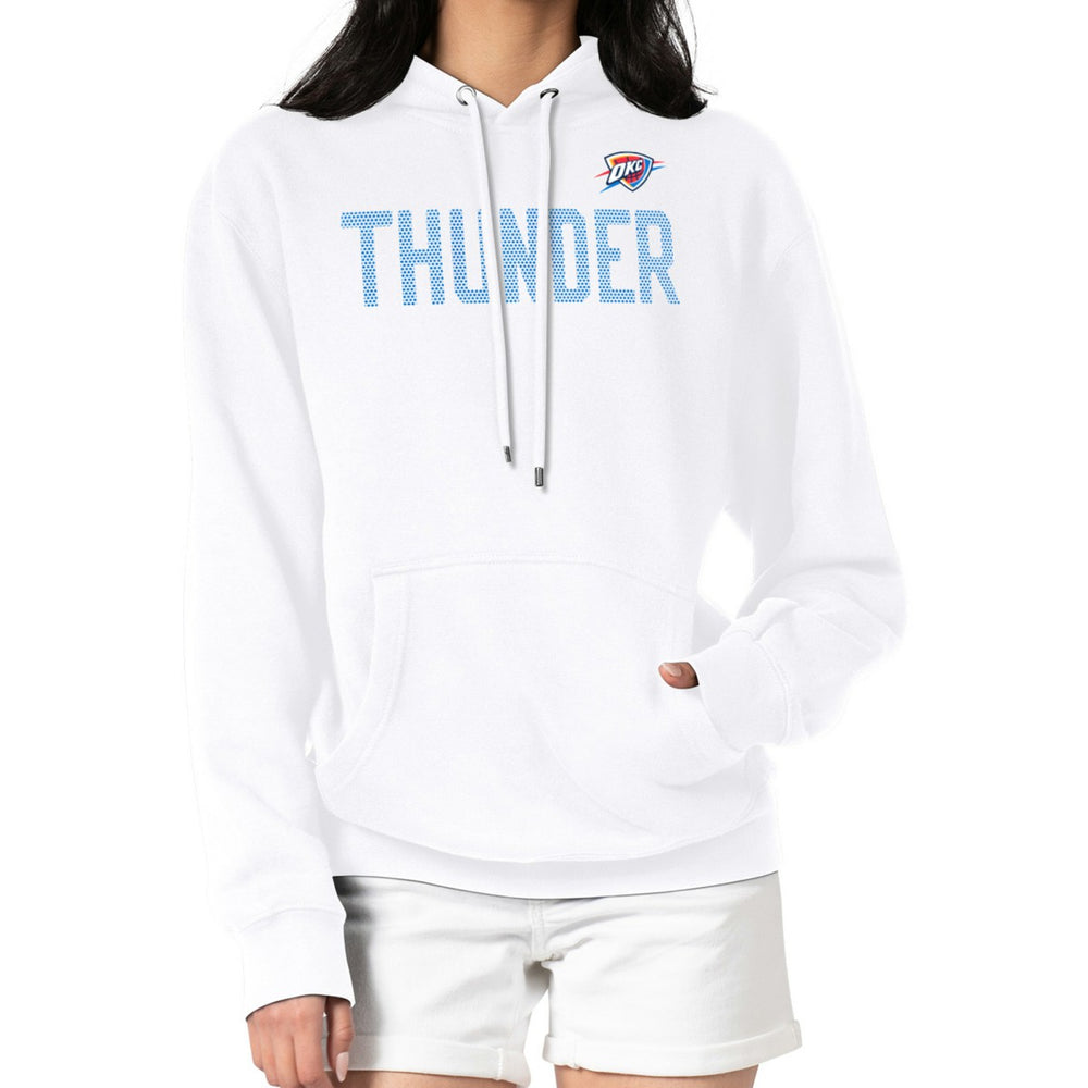 Oklahoma City Thunder G-III 4Her by Carl Banks Women's Dot Print Pullover Hoodie On Sale