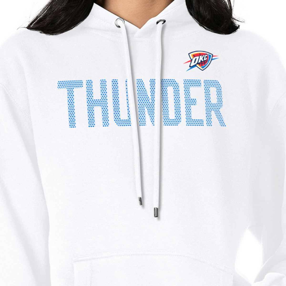Oklahoma City Thunder G-III 4Her by Carl Banks Women's Dot Print Pullover Hoodie On Sale
